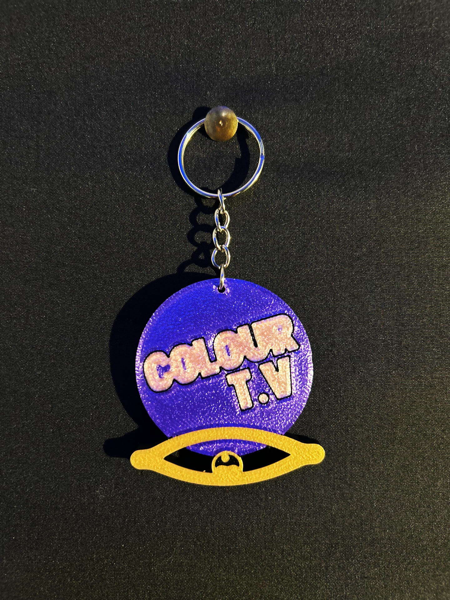 Crystal Ball Keychain (Purple)
