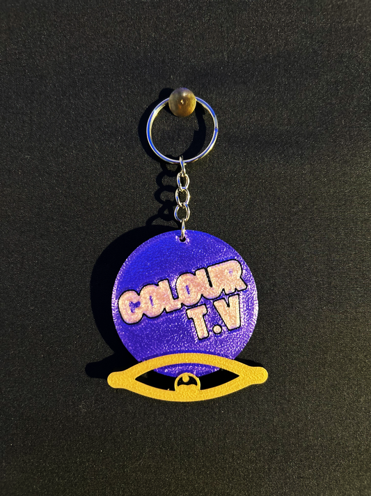 Crystal Ball Keychain (Purple)