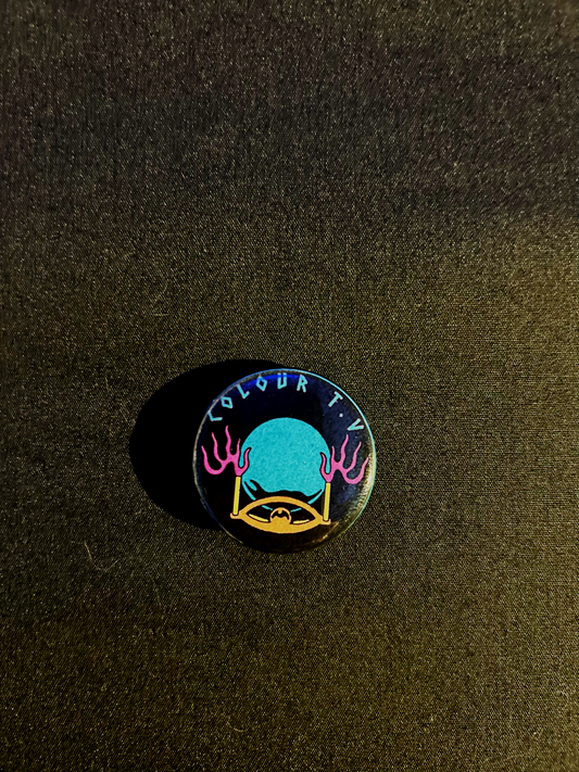 Crystal Ball Pin-Back Button